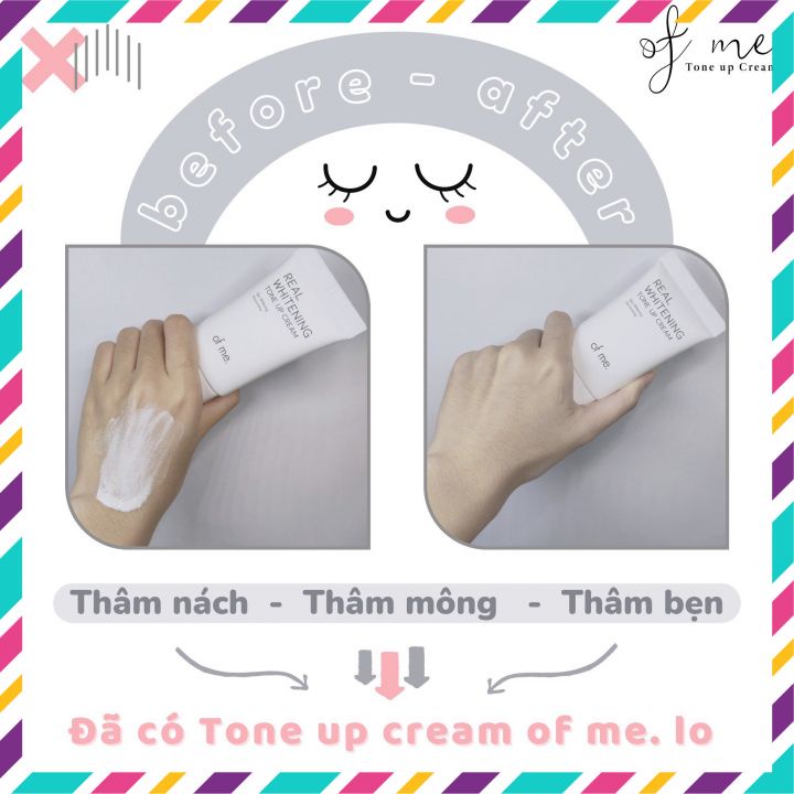 Kem Dưỡng Trắng Body OF ME - REAL WHITENING TONE UP CREAM 50ml