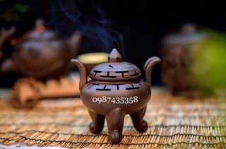 Lư đốt trầm hương gốm sứ Bát Tràng