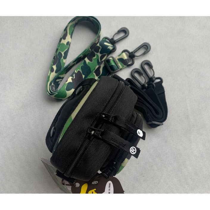 Mới BAPEe Ngụy Trang Nam Nữ Người Yêu Túi Đeo Vai Túi messenger