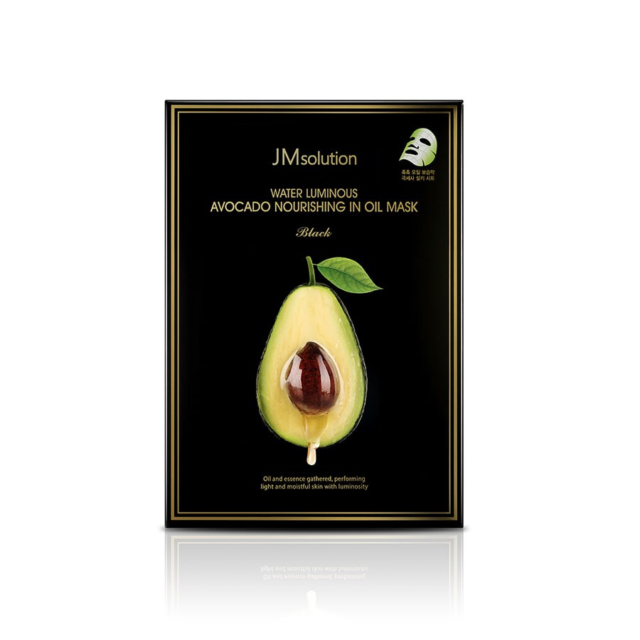 Mặt nạ giấy chiết xuất Bơ cho làn da khô và bị nhăn JM Solution Water Luminous Avocado Nourishing In Oil Mask