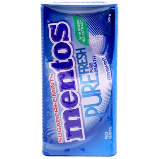 Kẹo ngậm không đường Mentos hương peppermint và trà xanh ống 35g