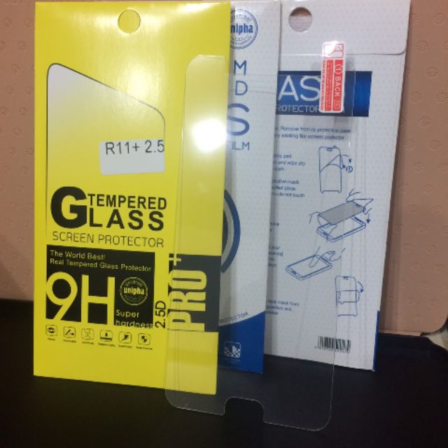 Bộ 3 kính cường lực cao cấp cho Oppo R11 Plus