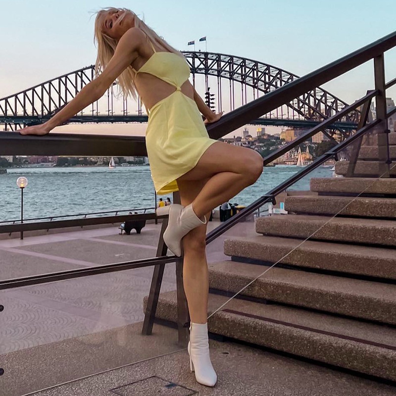 Đầm Hai Dây Màu Trơn Thiết Kế Quyến Rũ Thời Trang Cho Nữ