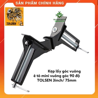 Kẹp lấy góc vuông, ê tô mini vuông góc 90 độ tolsen 3inch/ 75mm - tiêu chuẩn xuất khẩu châu âu