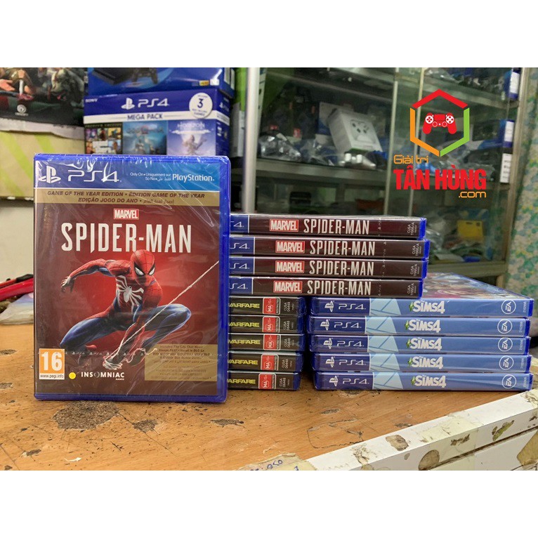 Đĩa game Ps4 Marvel Spider Man Game of the Year