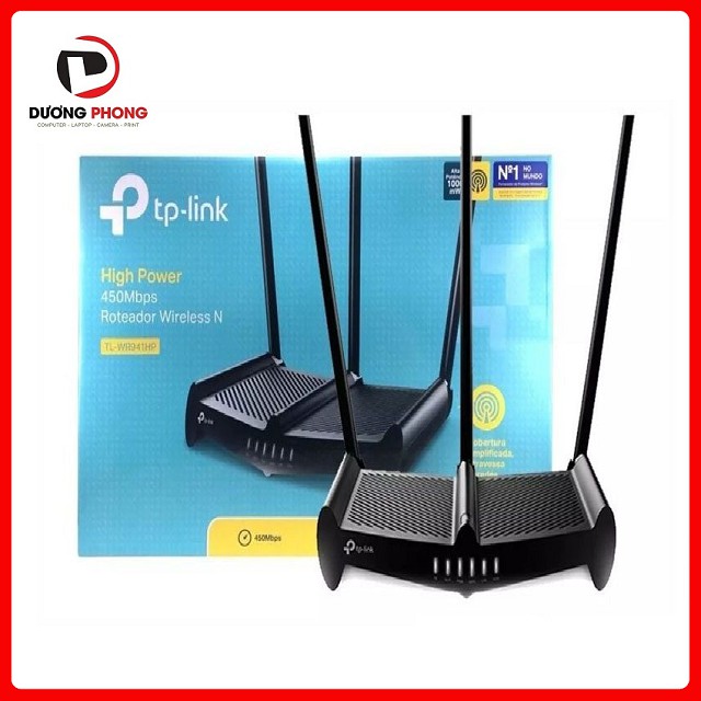 Bộ phát Wifi TP-Link TL-WR941HP 450Mbps - 3 Anten Chính hãng - BH 24 Tháng