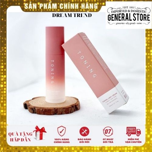 Kem lười nâng tone trắng sáng da Toning Dream Trend