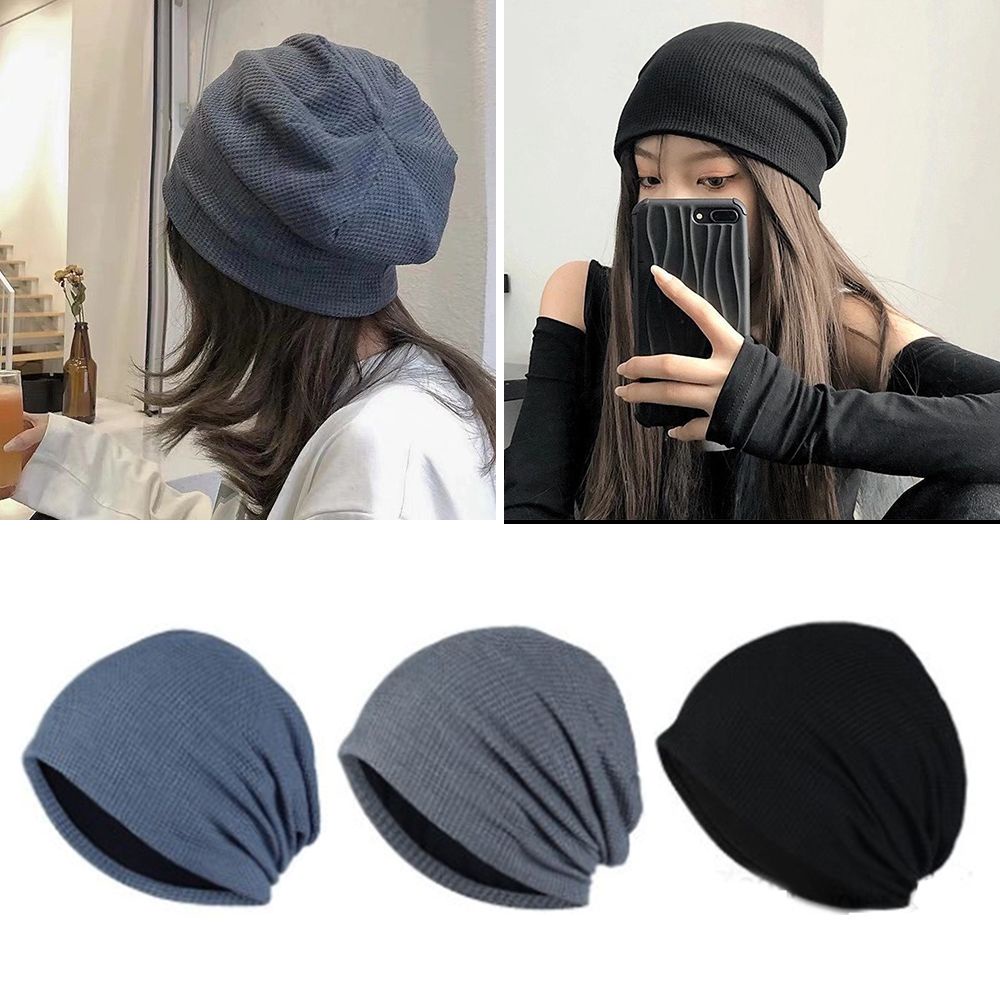 Mũ trùm đầu vải cotton mềm mại nhiều màu sắc cho người lớn