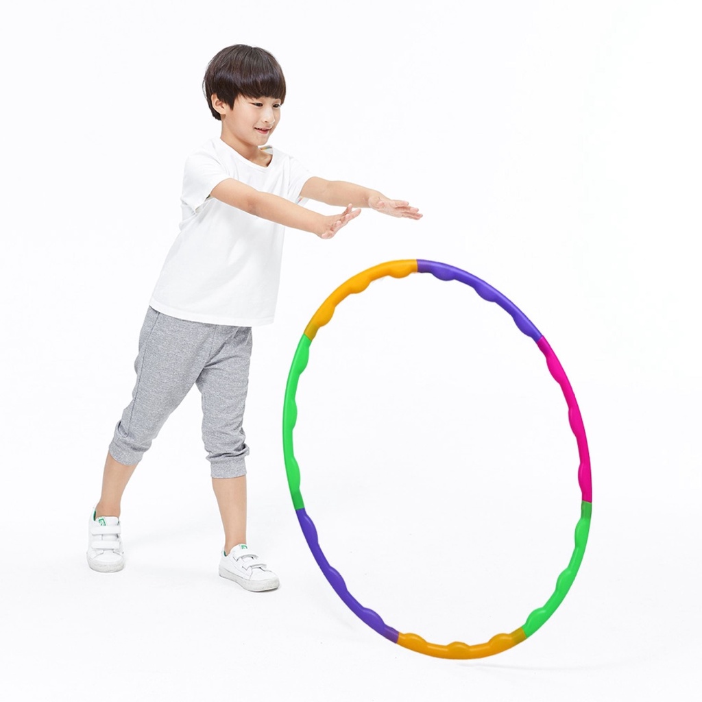 Vòng Lắc Eo Mẫu Giáo Thiết Bị Tập Thể Dục Màu Thể Dục Dụng Cụ Đồ Chơi Nhựa 65Cm Sóng Nhỏ Vòng Lắc Eo-Sport1VN-198