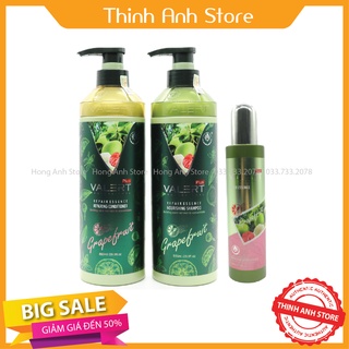 [Tặng Xịt Bưởi] Bộ Dầu Gội Xả Bưởi Grapefruit Mọc Tóc, Ngăn Rụng Tóc Chính Hãng Uk 850ml*2