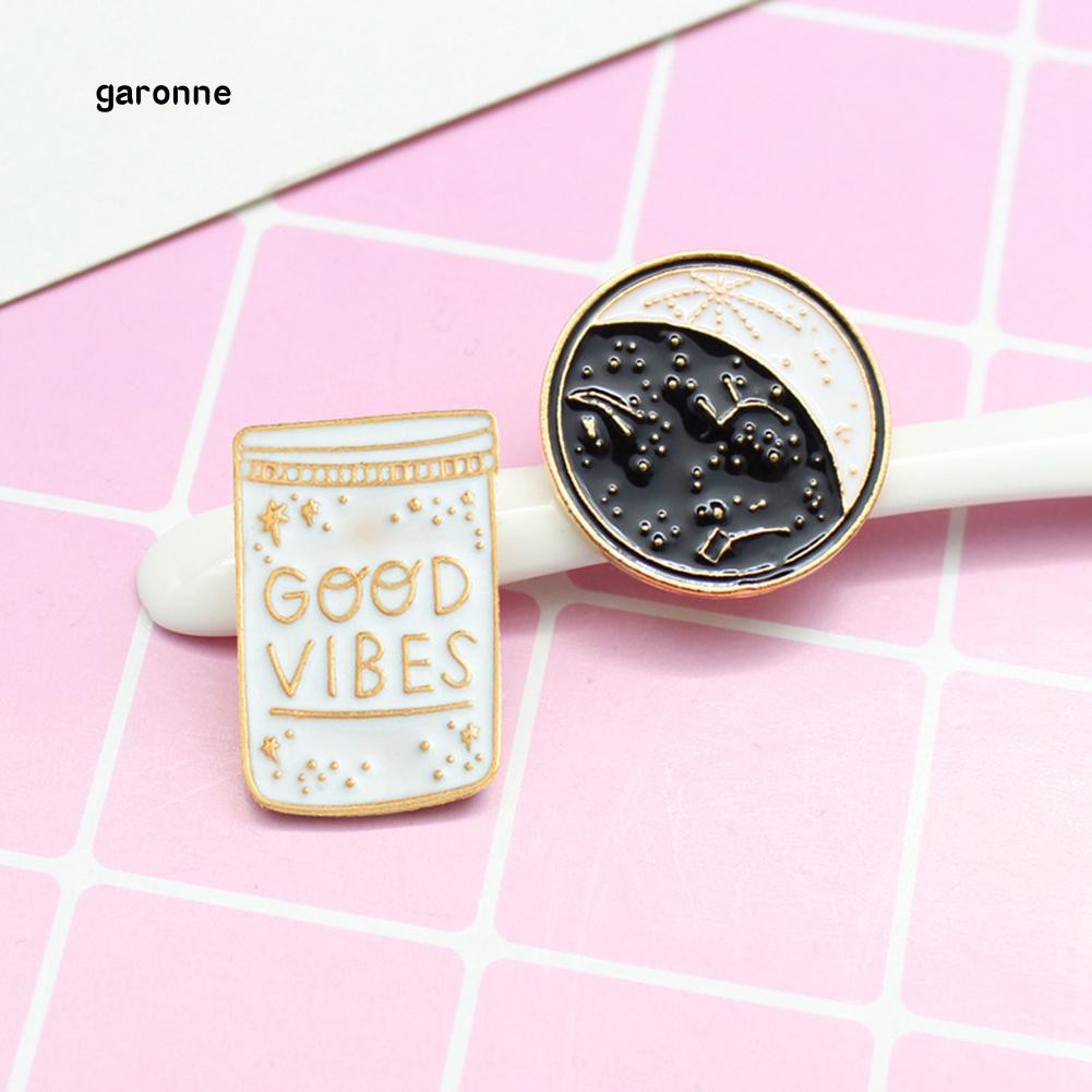 Set 2 ghim cài áo hợp kim thời trang và sành điệu