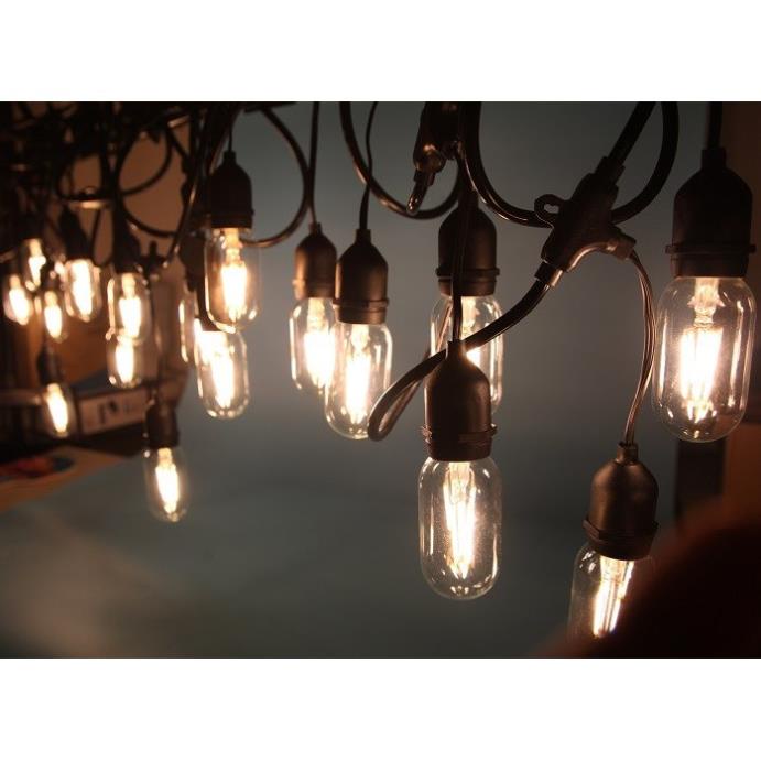 Dây đèn bóng led edison T45 10 mét 20 bóng 4w đèn trang trí