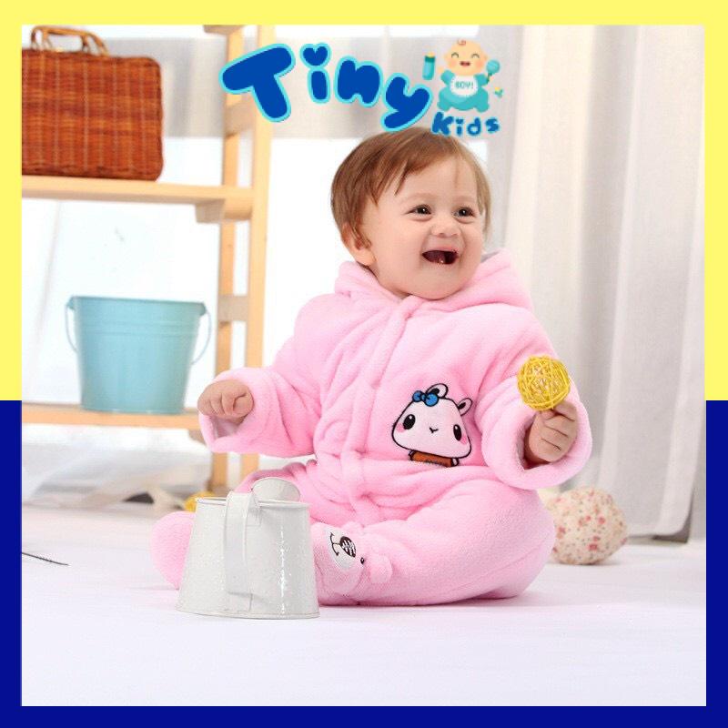 Body Bông Cho Bé Sơ Sinh Chất Dày Dặn Cho Bé Trai Bé Gái 0-12 tháng - Tiny Kids