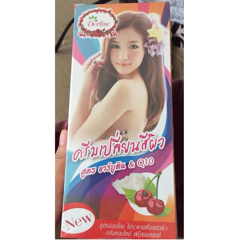 Set Tắm Trắng Body DERLISE Skin Hairb Balancing Cream - Thái Lan