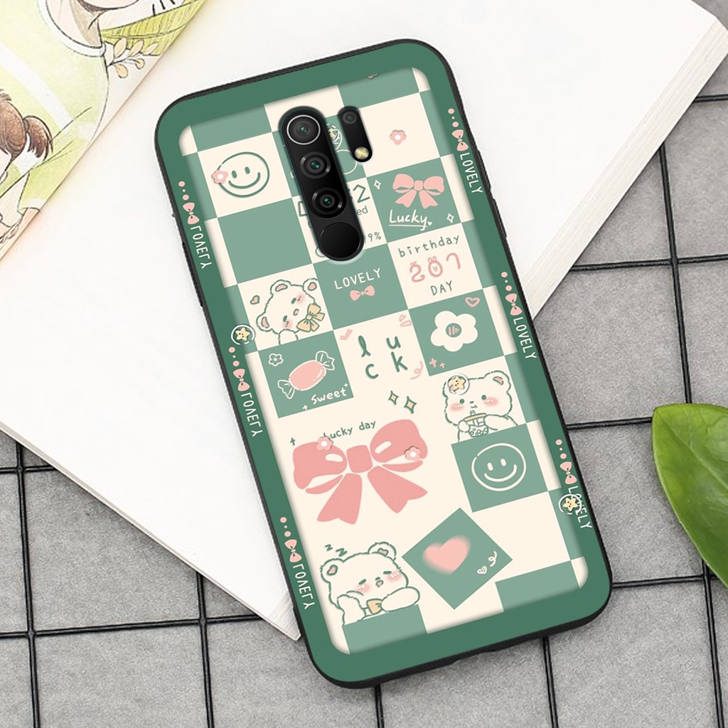 Ốp lưng Xiaomi REDMI 9 in hình cao cấp mẫu kẻ caro,mikenbe@r siêu hot