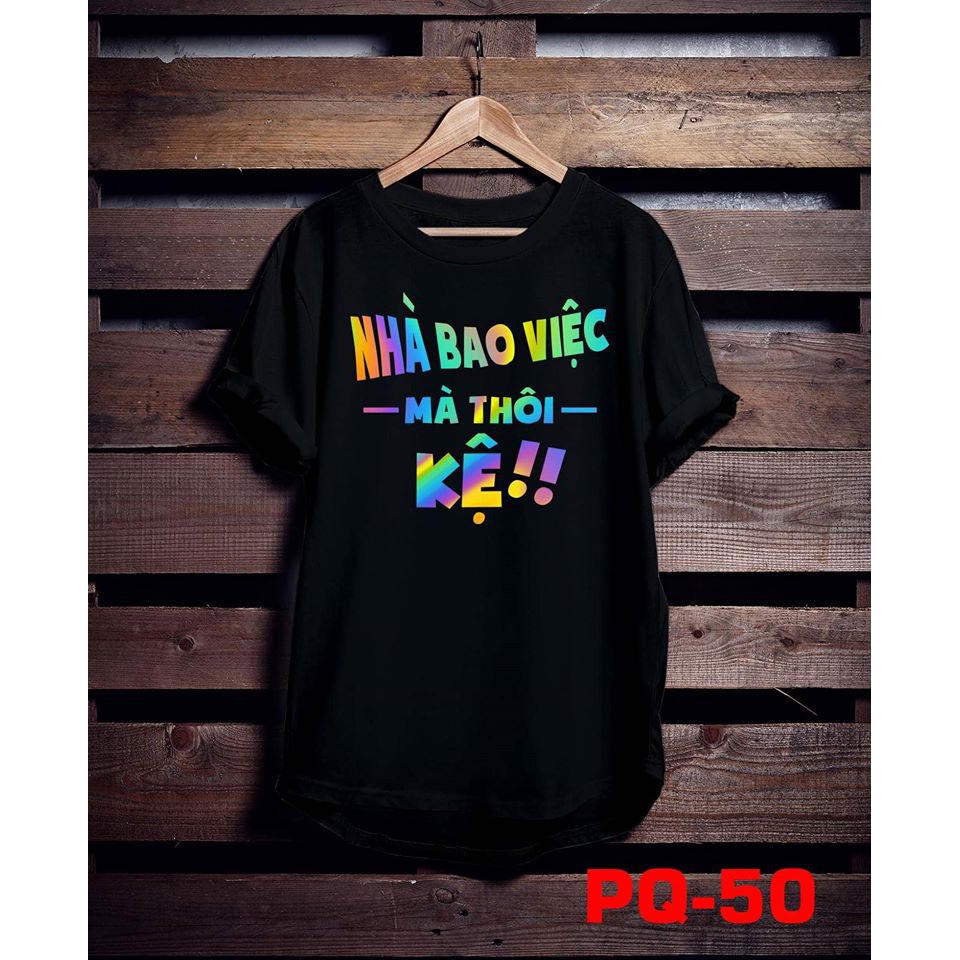 Áo phông phản quang bảy màu Nhà bao việc, áo thun nam nữ, quần kaki, quần nữ, sét bộ mặc ở nhà MODY