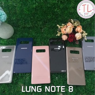 NẮP PIN SS NOTE 8 - LƯNG - VỎ SAMSUNG NOTE 8 - N950 có viền kính camera ngoài, viền lens