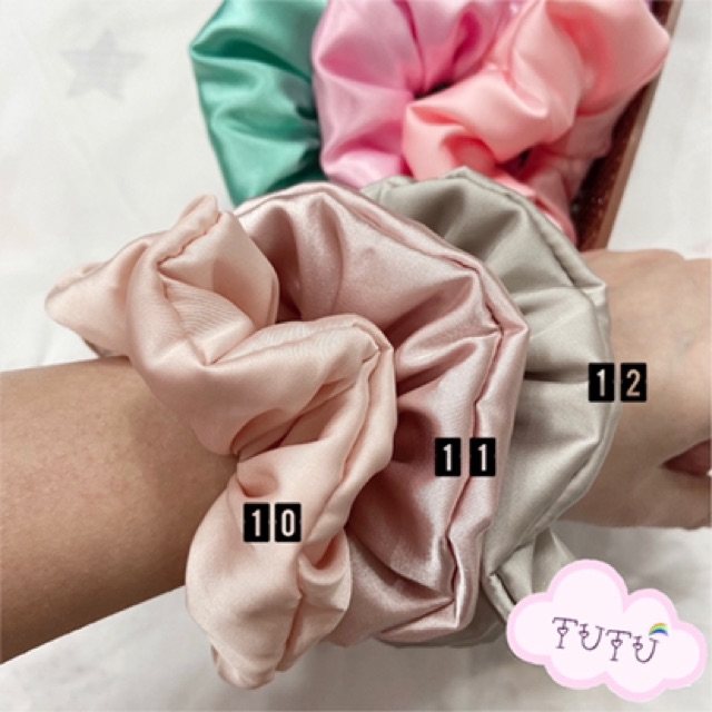 Dây buộc tóc/srunchies màu trơn