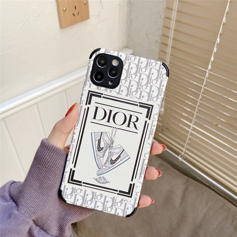 Luxury Brand Joint Name NIKE Phone Case iPhone 7 8 Plus SE 2020 X XS MAX XR High quaity Soft Relief Leather Back Cover iPhone 12 Pro Max 11 Pro Max 12 Mini