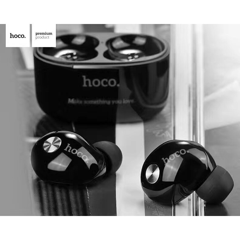 Tai nghe không dây cao cấp bluetooth 2 tai thông minh chống ồn chống nước Hoco ES10-2018