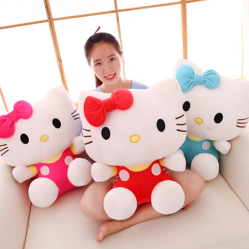 GẤU BÔNG MÈO KITTY DỄ THƯƠNG (20CM---&gt;50CM)