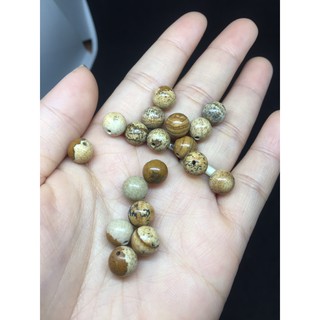 Hạt tròn Picture Jasper - Handmade