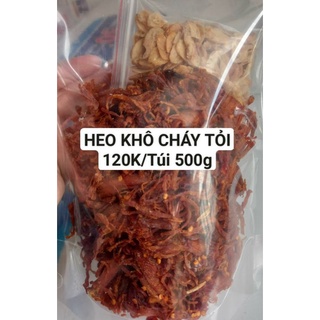 Heo khô cháy tỏi 500g