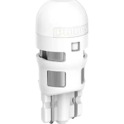 Bóng Đèn tín hiệu định vị, nội thất xe ô tô Philips Ultinon LED T10 11961ULWX2 12V 6000K - Hàng chính hãng