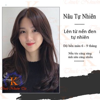 Thuốc nhuộm tóc màu NÂU TỰ NHIÊN Chenglovehairs, Chengloveshair, Chengloveshairs, Chenglovehair