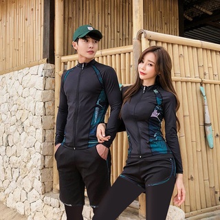 Đồ bơi/ đồ lặn nam mùa hè dài tay quần dài quần đùi áo kéo khóa
