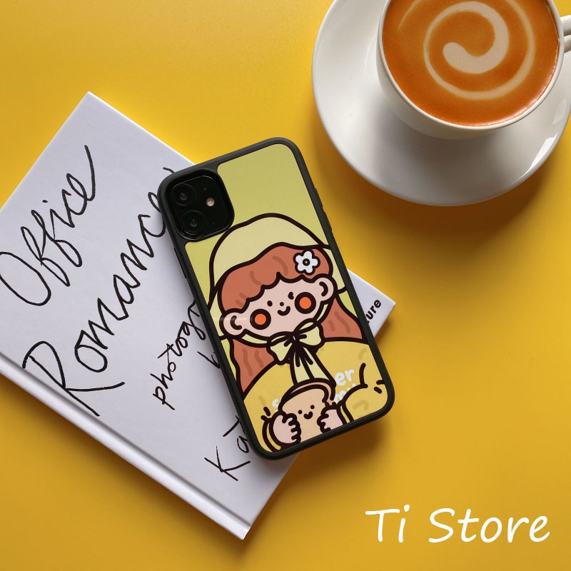 Ốp Lưng Girl Yellow iP [ TI STORE ]