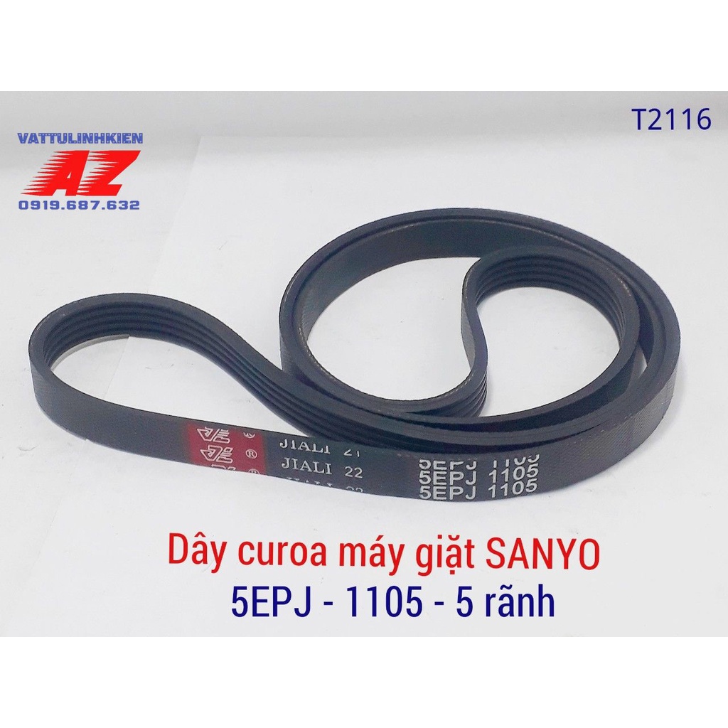 Dây curoa BAITE 5EPJ 1105 - 5 rãnh cho máy giặt cửa ngang SANYO