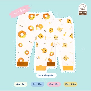Set quần dài cho bé trai/gái từ 6-24m thương hiệu Mompa MP802