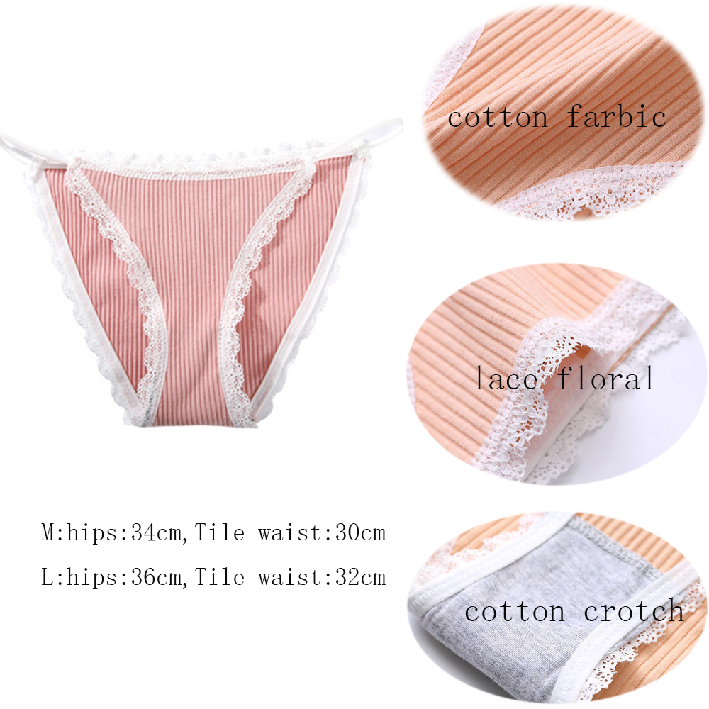 Quần Lót Cotton Phối Ren Đơn Giản Quyến Rũ Dành Cho Nữ