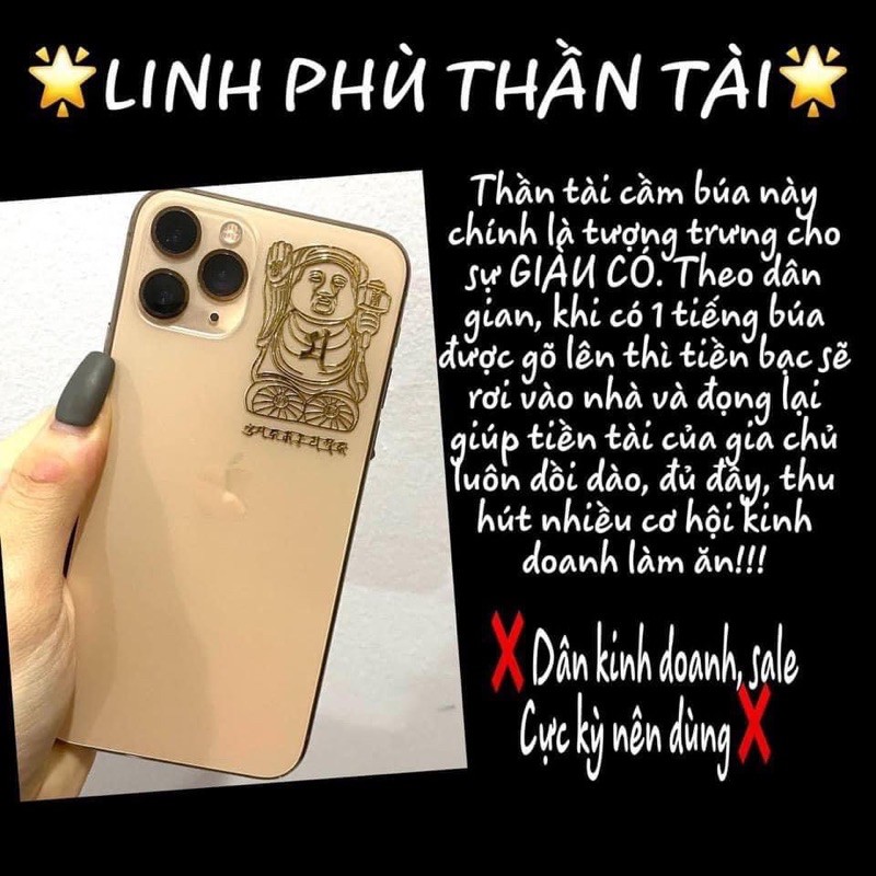 Bộ Tứ Linh Phù Dán Điện Thoại