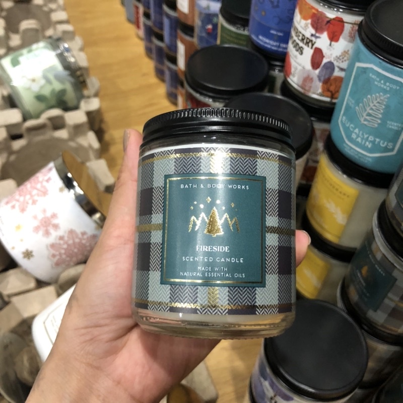 Nến thơm Bath &amp; Body Works 1 bấc 198gr - BBW chính hãng - Nến thơm phòng nhập Mỹ - Hàng có sẵn