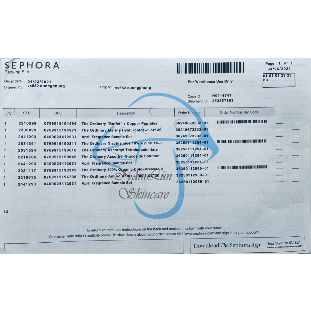 Tinh Chất Cấp Ẩm Dưỡng Trắng Phục Hồi Amino Acids + B5 The Ordinary