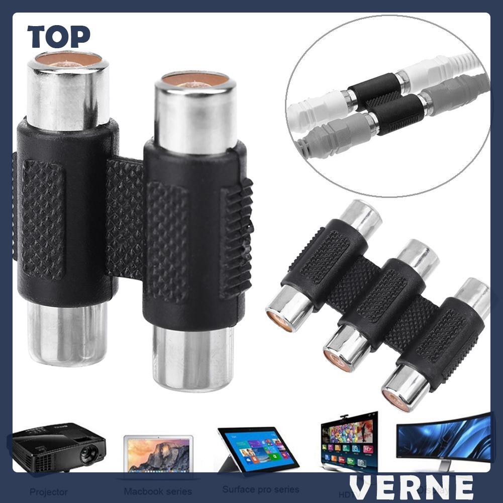 Giắc Cắm Chuyển Đổi Từ Verne Rca Female Sang Rca Female | BigBuy360 - bigbuy360.vn
