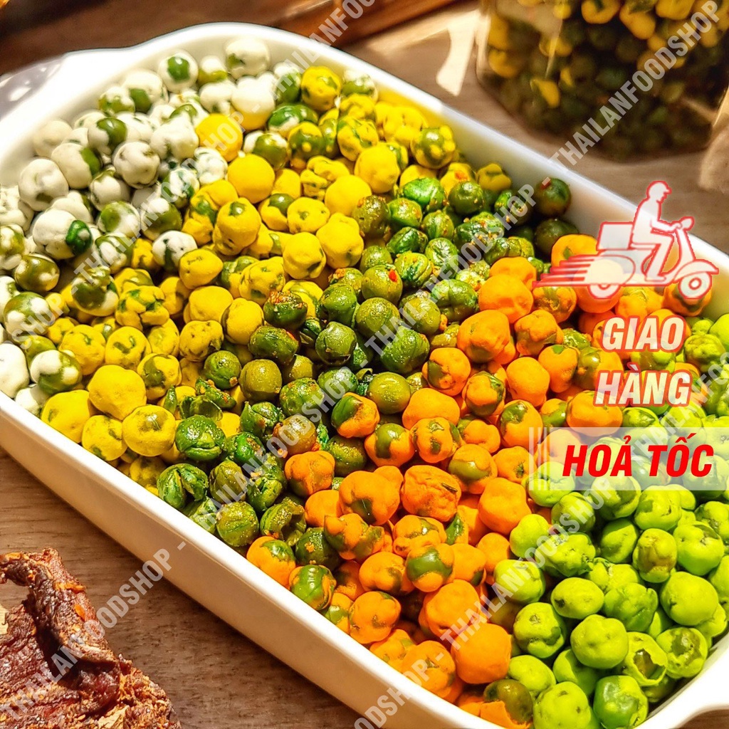 Đậu Hà Lan Mix Vị - Đậu Hà Lan Tỏi Ớt Lon 300Gr - 150Gr