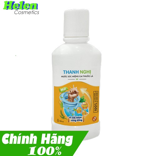 Nước súc miệng cai thuốc lá Thanh Nghị