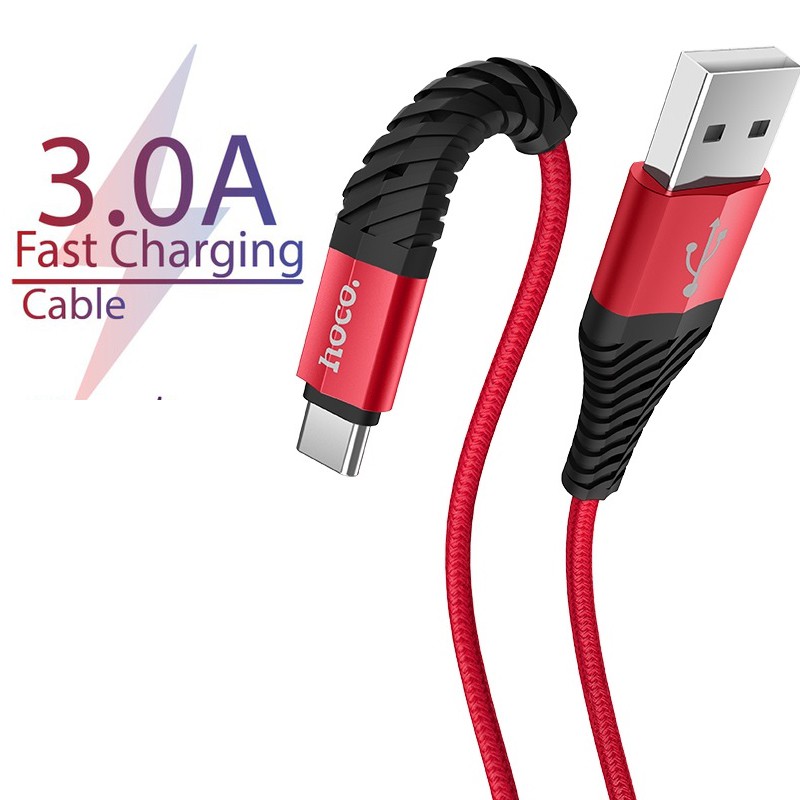 ⚡NowShip⚡Cáp Sạc Nhanh + Chống Gãy + Chống Đứt  Dây Sạc Lightning Type C USB Micro Hoco X38 3A Cho IPhone IPad Android