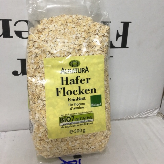 Yến mạch Hafer Flocken Bio Alnatura Đức cán vỡ 500 g | BigBuy360 - bigbuy360.vn