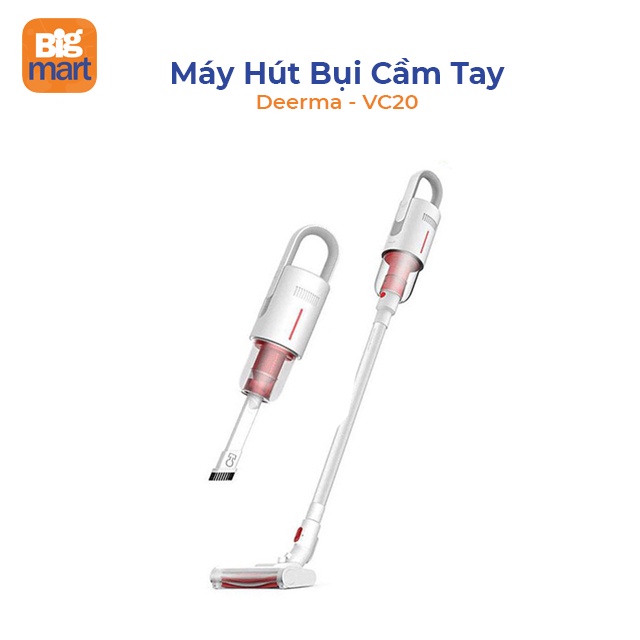 Máy hút bụi cầm tay DEERMA VC20 Plus công suất 150W pin 2200mAh 3 đầu độ hút Bigmart86
