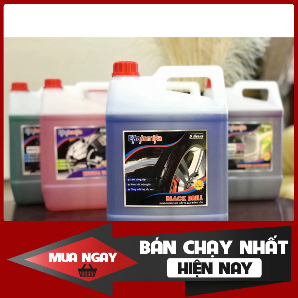 [HÀNG NHẬP KHẨU 100%] Dung dịch làm bóng, bảo dưỡng lốp BLACK BRILL-5L