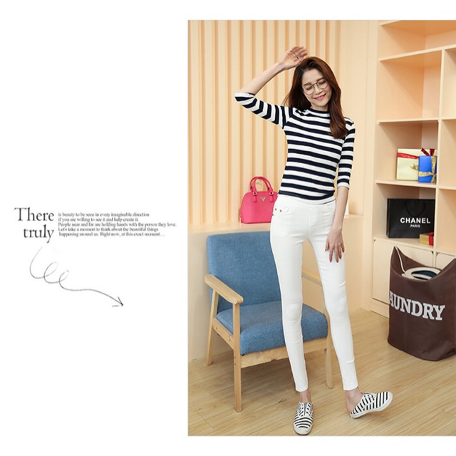 Quần kaki thun skinny túi 3 nút size lớn 65-90kg