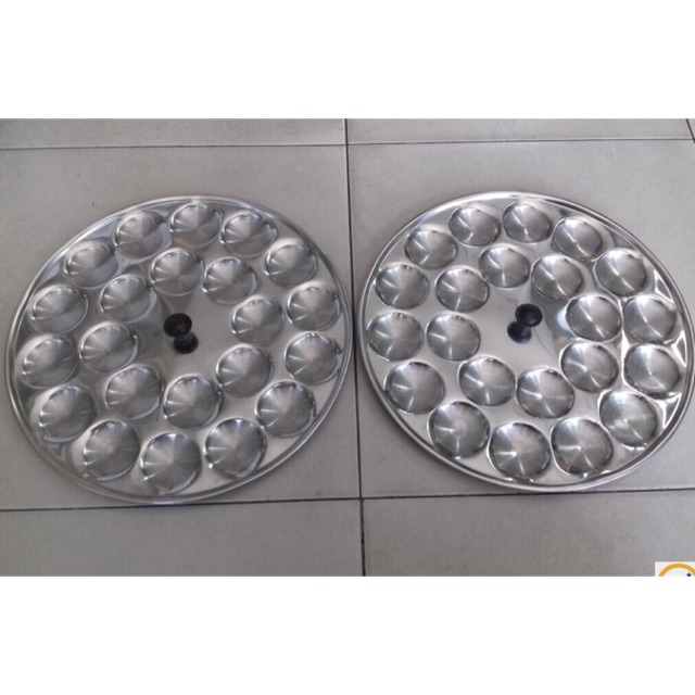 Combo 2 Khuôn làm bánh bèo inox 32cm loại lớn