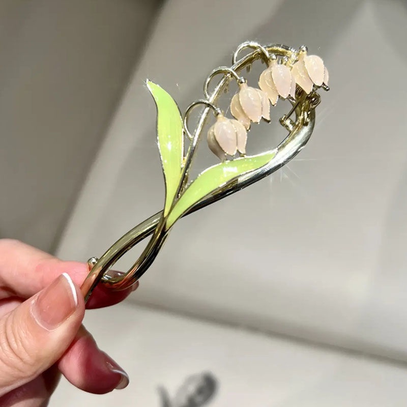 Kẹp Tóc Màu Trắng Xanh Thời Trang Mùa Hè 2022