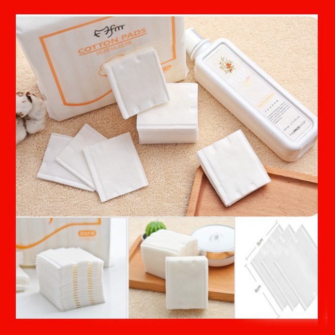 Bông Tẩy Trang Lameila Make Up Cotton 222 Miếng Siêu Mềm Mịn Chính Hãng