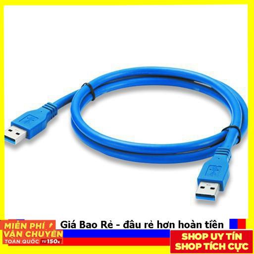 Dây cáp usb 2 đầu dương 60cm | Dây usb 2 đầu đực chuẩn 3.0