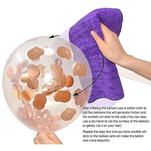 Set 10 quả bóng bay hình trái tim màu hồng và vàng 12inch dùng cho tiệc cưới tiệc sinh nhật